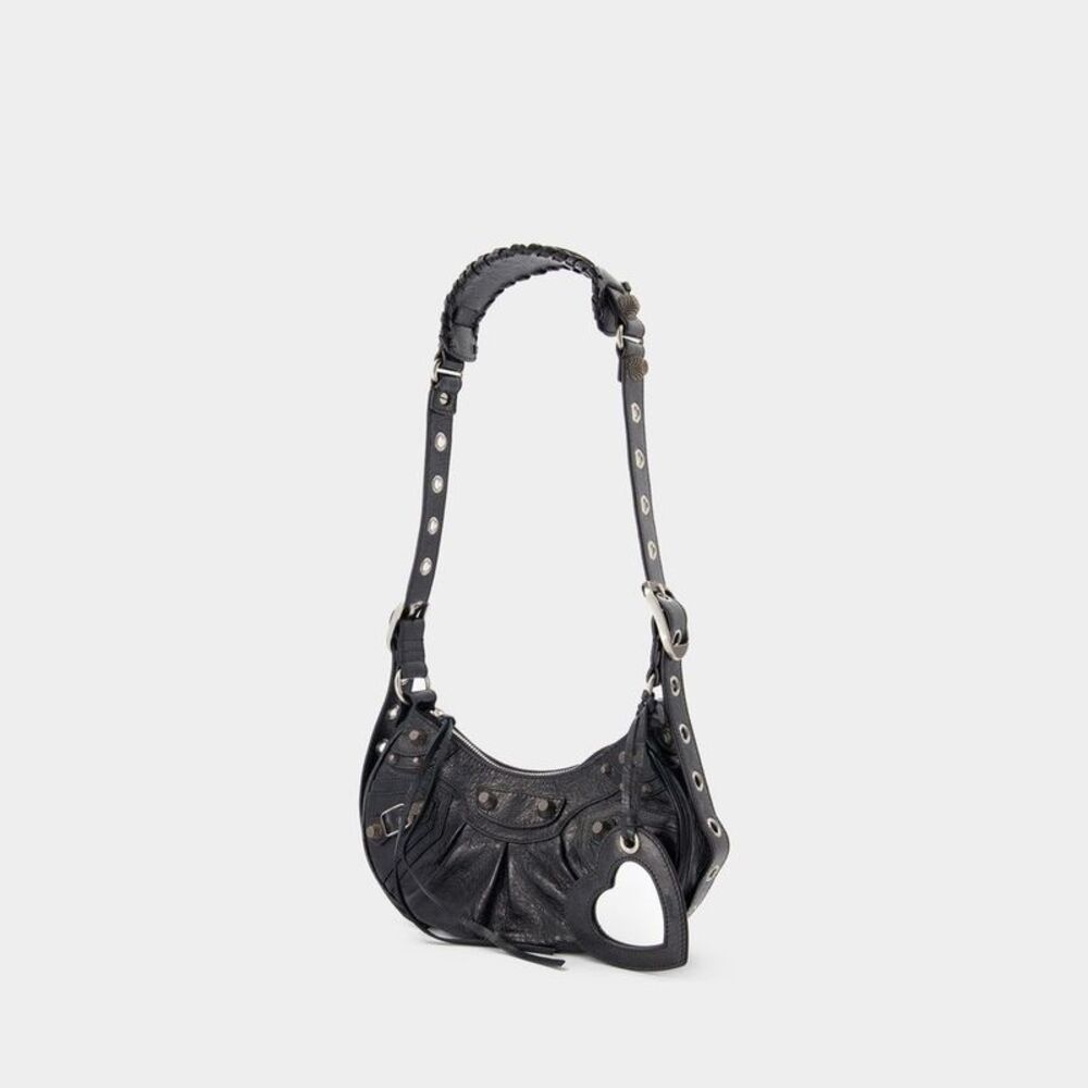 Cagole Shoulder Xs Bag - Balenciaga -  Black - Leather - Picture 6 of 8